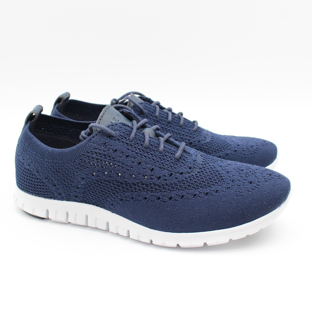 Cole Haan Zerogrand Wingtip Oxford Womens Size 7.5B Blue Shoes